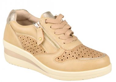 Γυναικεία Ανατομικά Παπούτσια | Amarpies | AMD28391| Μπεζ - Amarpies - 